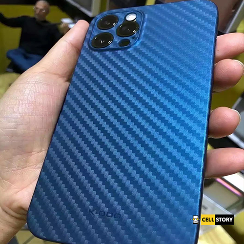 K-DOO Air Carbon Classic Ultra-Thin Carbon Fiber Handle Mobile Phone Case for iphone 13/12 Pro Max