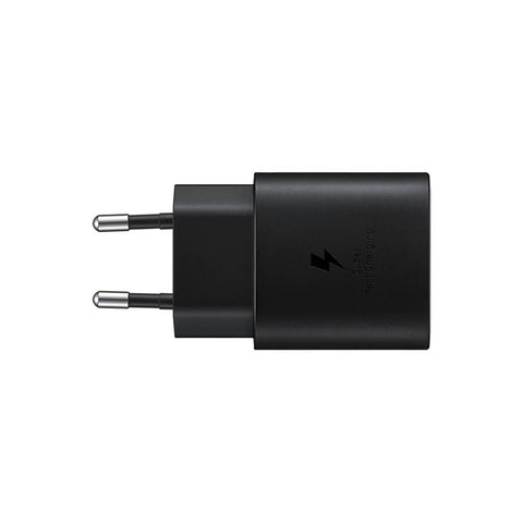 Samsung 25W Adapter Black with Cable Type C to C (2 Pin)